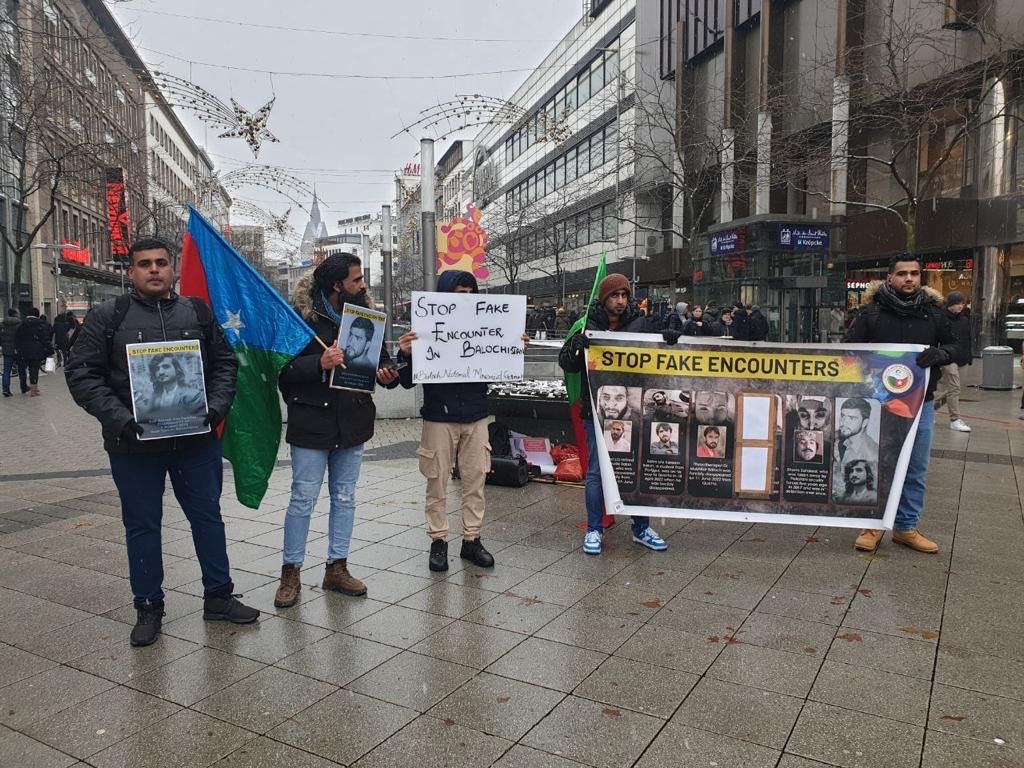 بلوچستان ئٹی سی ٹی ڈی نا نیمہ آن برجاء دروغ ئنا مقابلہ تا برخلاف بلوچ نیشنل موومنٹ جرمنی چیپٹر ہنور شہر ئٹی برانز کرینے | ریڈیو زْرمبش براہوئی