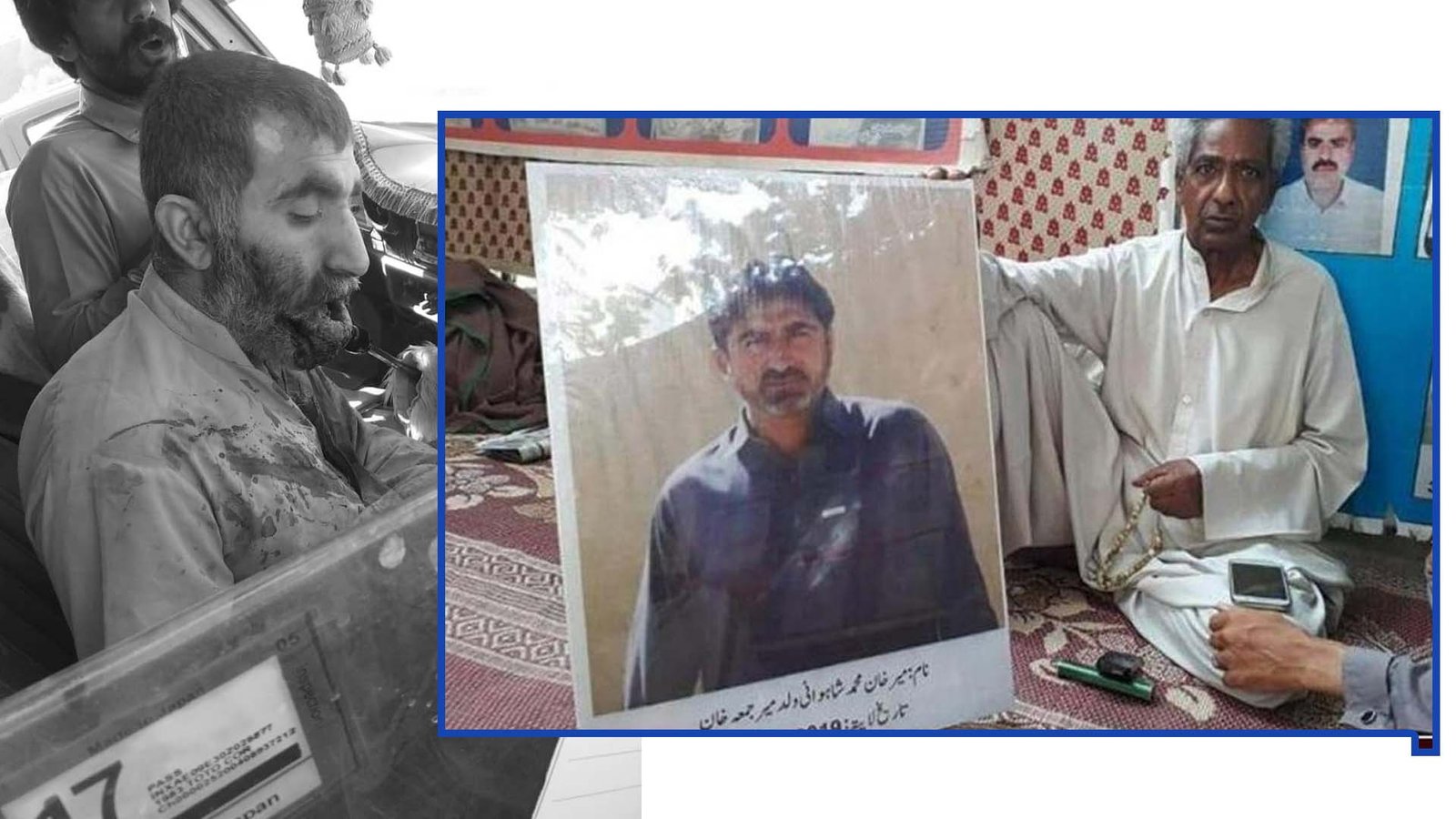 Enforced missing Khan Muhammad Shahwani is the survivor of the Sarbaz incident - brother confirmation.