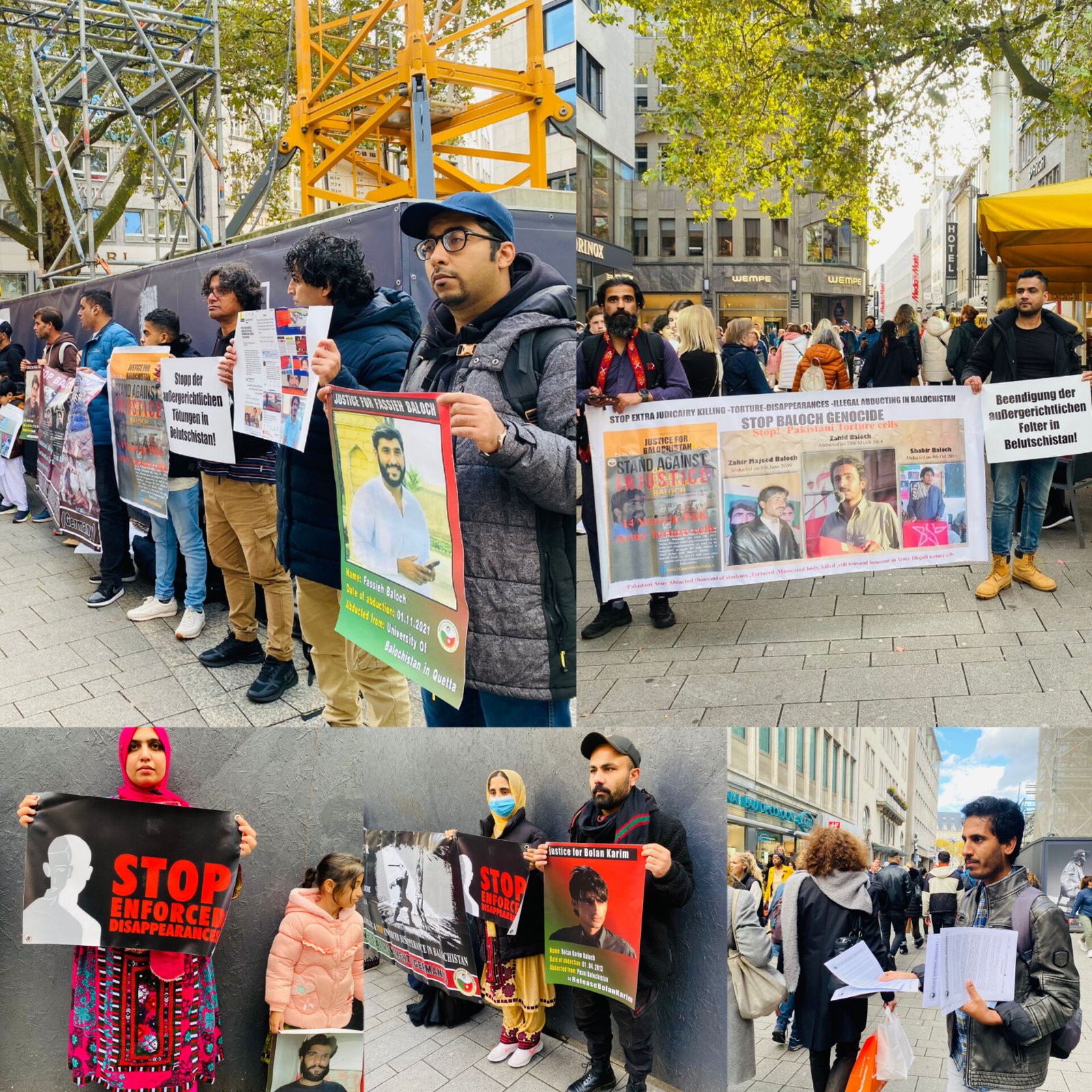 BNM Germany Chapter held protest and run awareness compaign in various cities of Germany