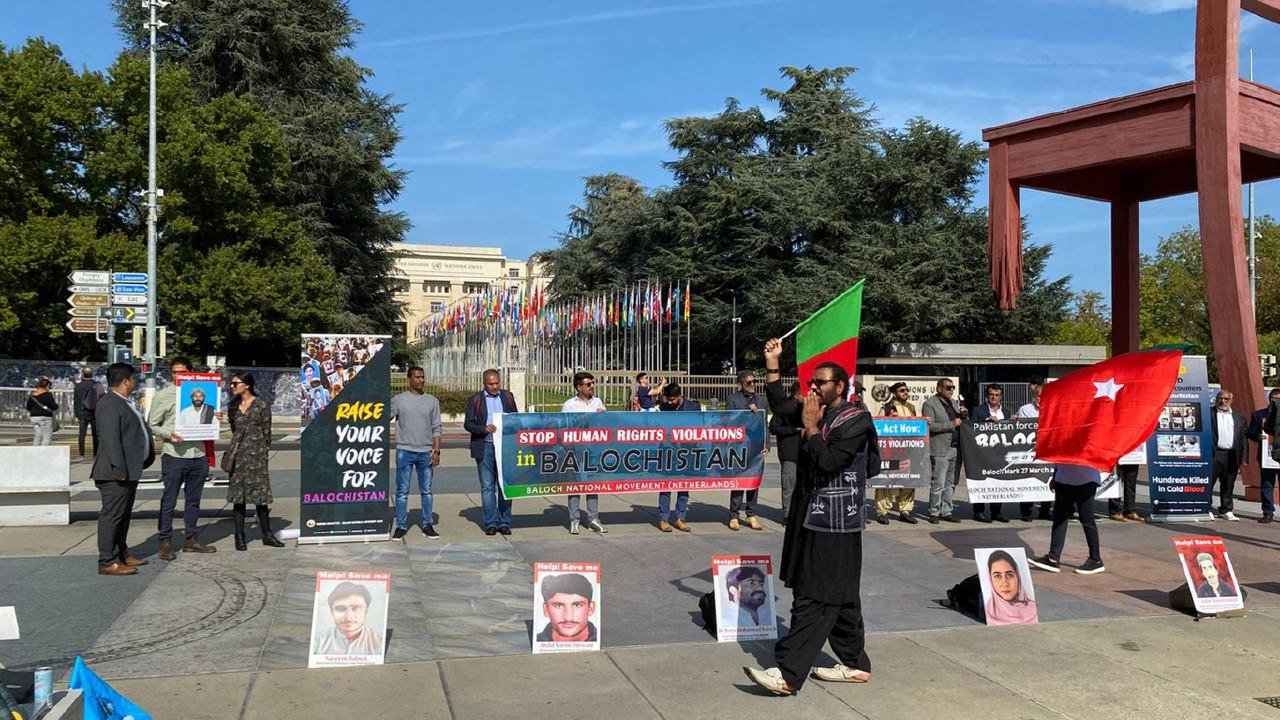 کمپین سه روزه بی ان ام در ژنو، از جوامع بین الملل برای جنبش آزادیخواهی بلوچ درخواست کمک شد | زرمبش