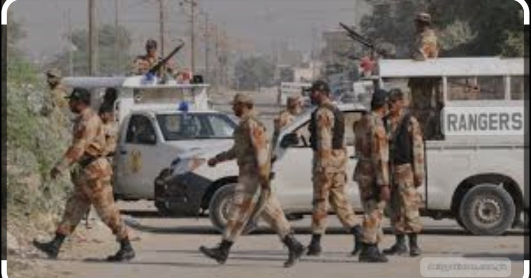 سندھ دادو رینجرز گاڑی پر مسلح افراد کا حملہ جانی نقصانات کی اطلاع