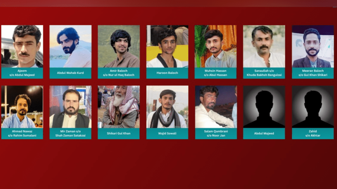 پروری ءِ بنداتی ھپتگ ءَ 14 مردم زور بیگواہ کنگ بوتگ۔ پانک