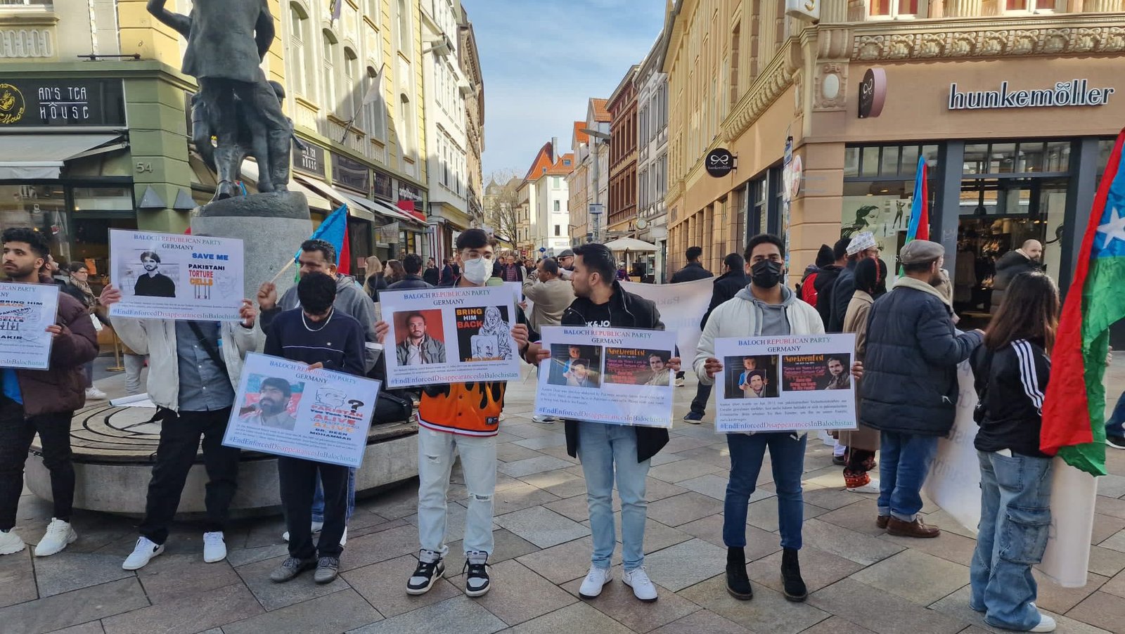 بلوچستان ءَ پاکستانی لشکر ءِ زوراکیانی بگیری ءَ جرمنی ءَ بی آر پی ءِ زھرشانی