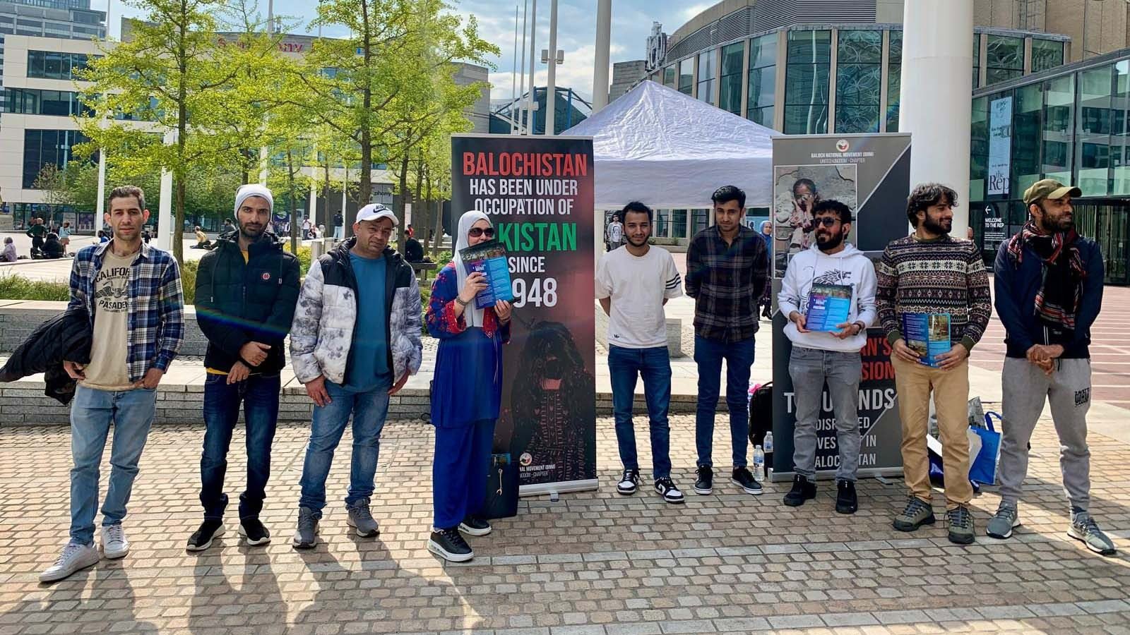 برتانیا ءِ شھرمنندانی سنگانی زر پہ بلوچ چکچینی ءَ کارمرد بیگ ءَ اَنت۔ بی این ایم ءِ ماں برمنگھم ءَ کمپئن