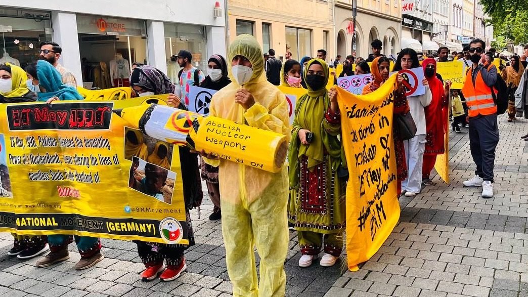 بی این ایم ءِ ماں جرمنی ءَ پاکستان ءِ جوھری چکاسانی بگیری ءَ زھرشانی : بلوچستان کشندھیں نادْراھی ءُ اگوازی تباھیانی آماچ اِنت