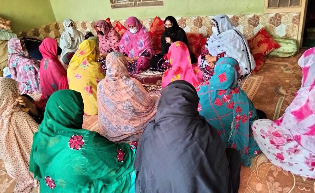 بلوچ وومن پورم پنجگور ھنکین جوڑ کنگ بوتگ نائید کماش ءُ ھالدہ کمک کماش گچین کنگ بوتگ