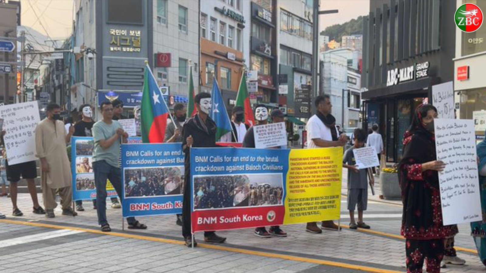 بلوچ راجی مچیءِ سر ءَ زوراکیں ارش ءِ بگیری ءَ بی این ایم زرباری کوریا ءِ زھرشانی