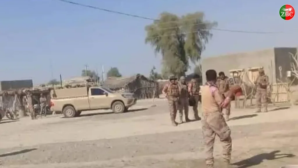 کردگاپ ءَ پاکستانی پوج ءِ لشکر کشی برجاہ اِنت
