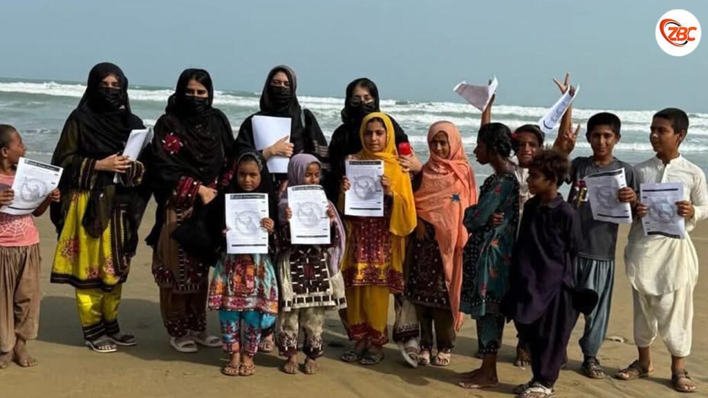 ڈاکٹر شلی بلوچ ءُ ھمراہ تربت ءَ آرگ بیتگ اَنت آیانی گوادر ء روگ ءِ سر ءَ پابندی جنگ بیتگ
