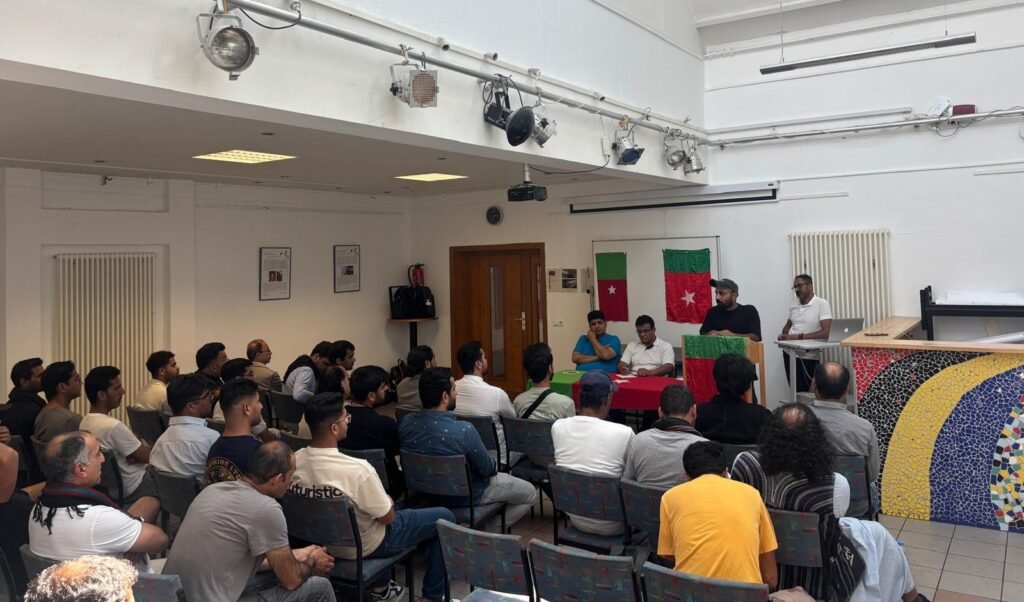 چہ گل ءِ بنجاہ ءِ توانمند کنگ ءَ گل مگیم بیت ، ڈاکٹر نسیم ءِ بی این ایم جرمنی ءِ سالی مراگش ءَ تْران