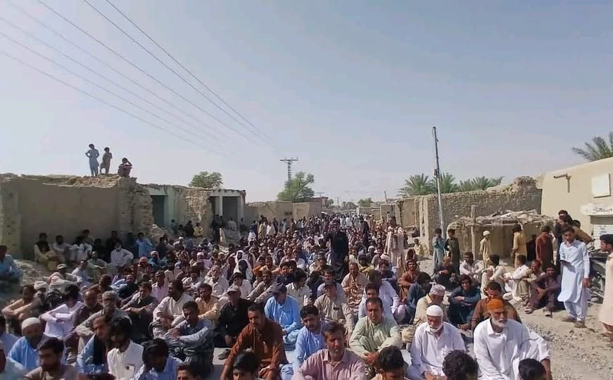 بلیدہ ءَ سیمسر ءِ بندی  ءِ بگیری ءَ مردماں زھرشانی کرتگ