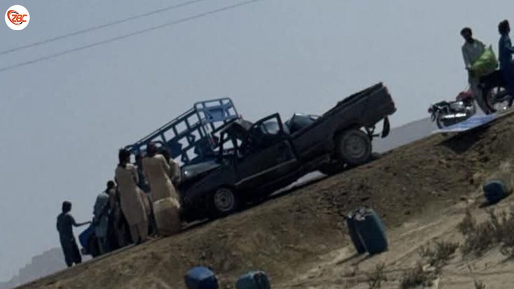 جیونی ءَ کوسٹ گارڈ ءِ گاڑی ءِ ٹکرجنگ ءَ زمباد ءِ ڈرائیور بیران بوتگ