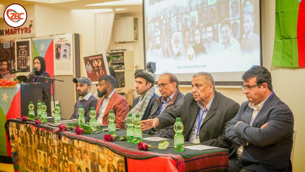 شھیدانی دیستگیں واب مارا پیلو کنگ ءُ آیانی کاروان  گڈی منزل ءَ سر کنگی اِنت۔ برلنءَ  بی این ایم ءِ  مراگش