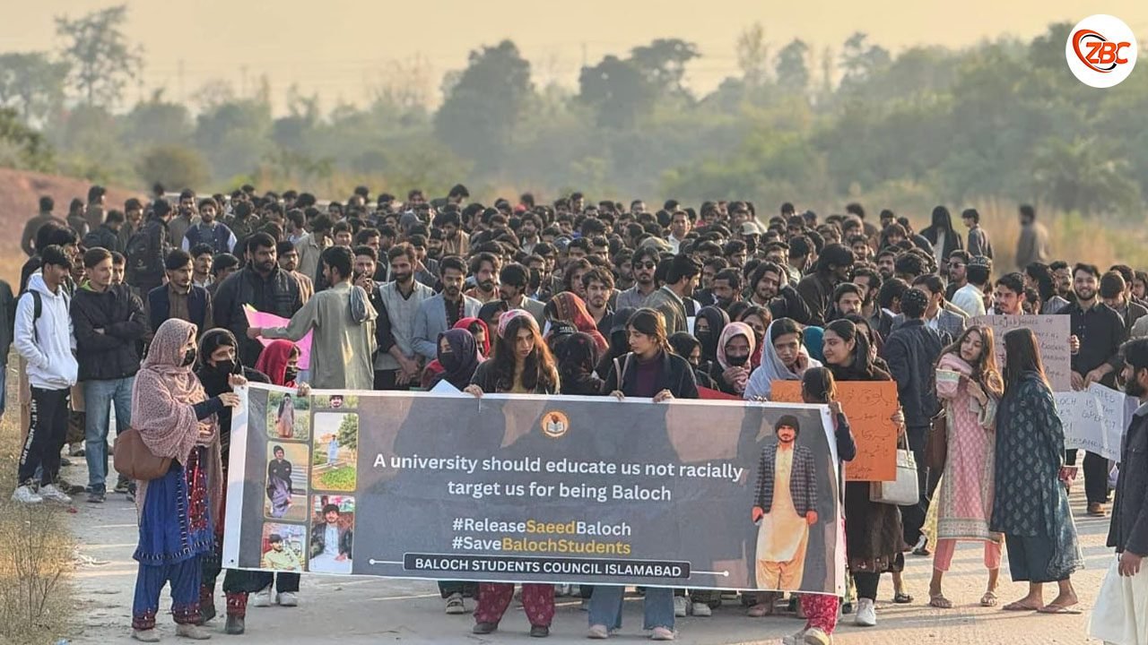 اسلام آباد ءَ سئید بلوچ ءِ زوریں بیگواھی ءِ بگیری ءَ نودربرانی زھرشانی