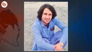 زور بیگواھیں وھاب بلوچ ءِ لاش چہ پروم ءَدزکپتگ