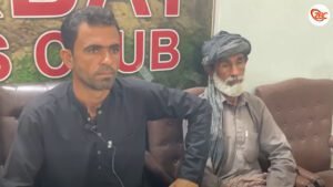 من زمیندارے آن ءُ وتی ھند ءَ ساڑی آں سرکار ءَ منی نام بلیک لسٹ ءَھوار کرتگ۔ شاہ میر بلوچ