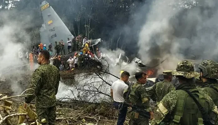 کولمبیا ءَ پوجی جھازےکپتگ 66 مردم مرتگ