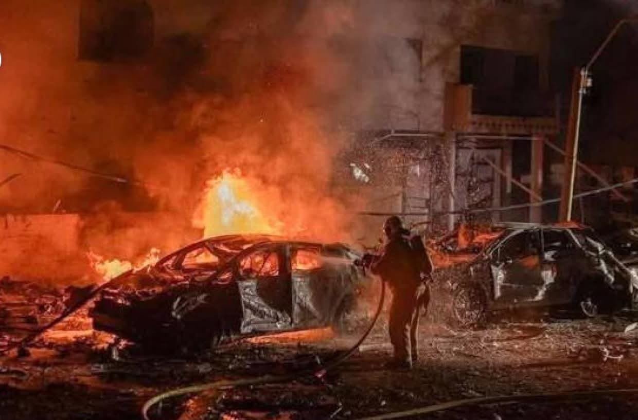 ایران ءِ بگیری ءَ جنگ ءَ داں انوں سدانی کچ ءَ شھری ٹپی بوتگ اَنت۔ اسرائیل