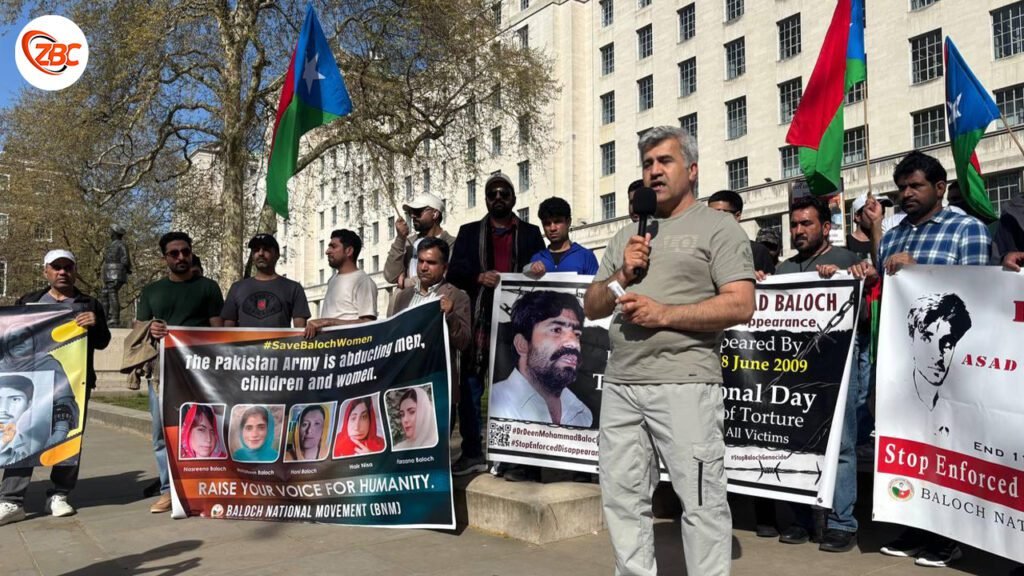 میان استمانی مھم ءِ رد ءَ بلوچستان ءَ زوراکیانی بگیری ءَ لندن ءَ زھرشانی کرتگ۔ بی این ایم