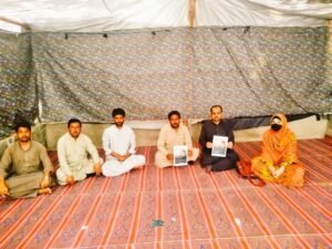 بی ایس او پجار ءِ وائس چیرمین بابل ملک ءِ کھول گدان ءَ آتکگ۔ وی بی ایم پی