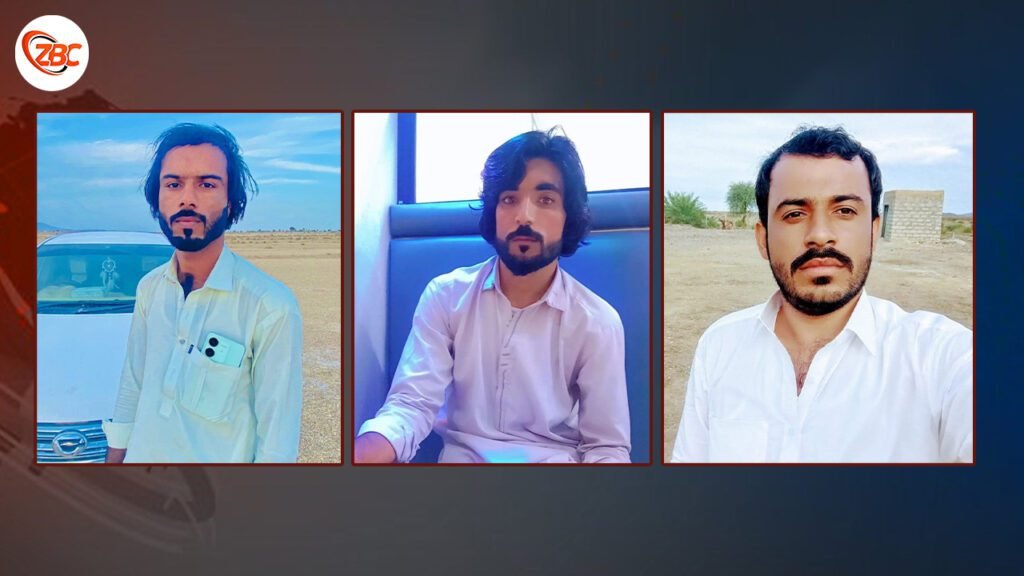 اگاں زور بیگواھیں یھیا بلوچ، ابدالاھد بلوچ ءُ مھسن بلوچ ءِ سر ءَ چونیں بھتام ھست آمیدگس ءَ پیش کنگ بہ بنت۔ کھول